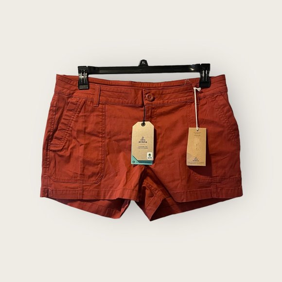 Prana Pants - Prana Elle Shorts Rust size 14 / 03 Womens New